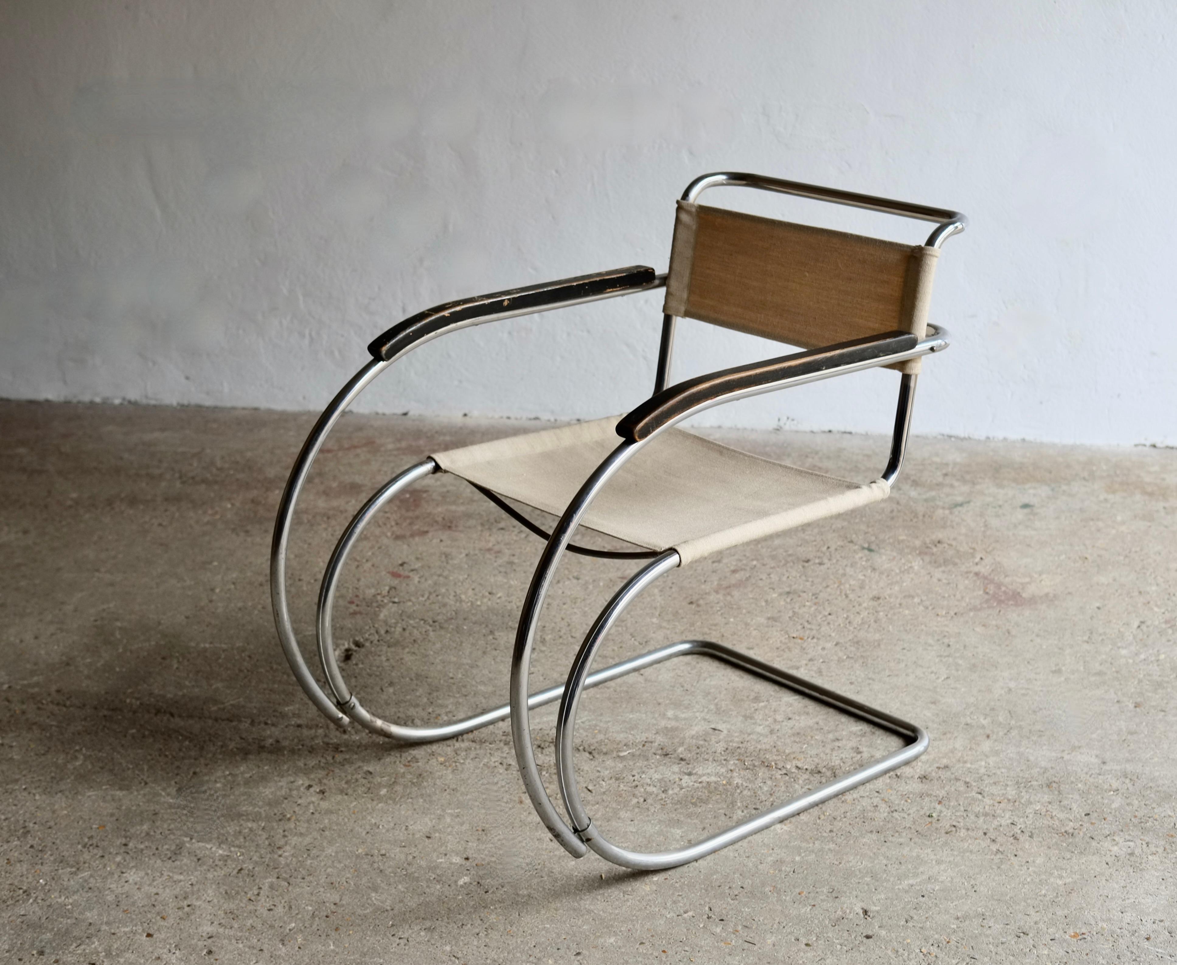Mies Van Der Rohe MR 534 / MR 20 Armchair, Early Edition 3