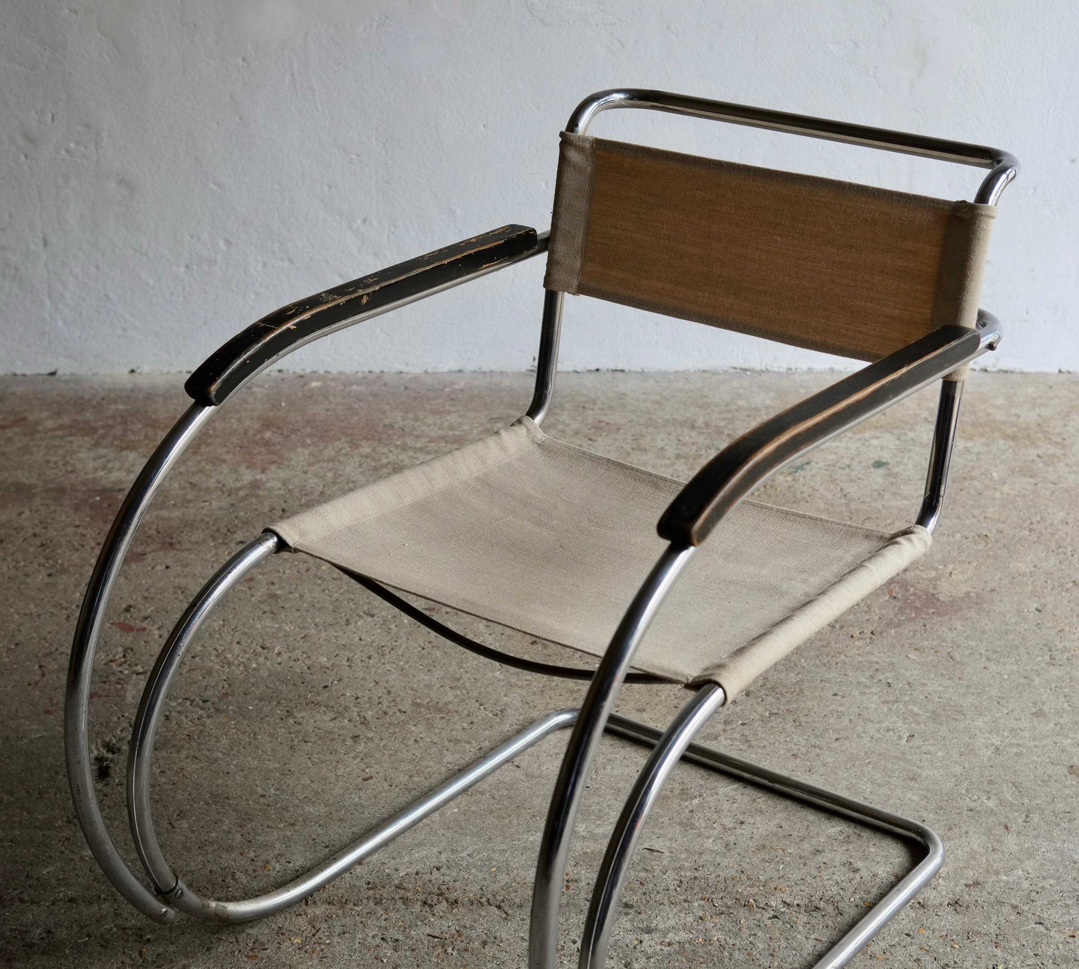 Mies Van Der Rohe MR 534 / MR 20 Armchair, Early Edition 4