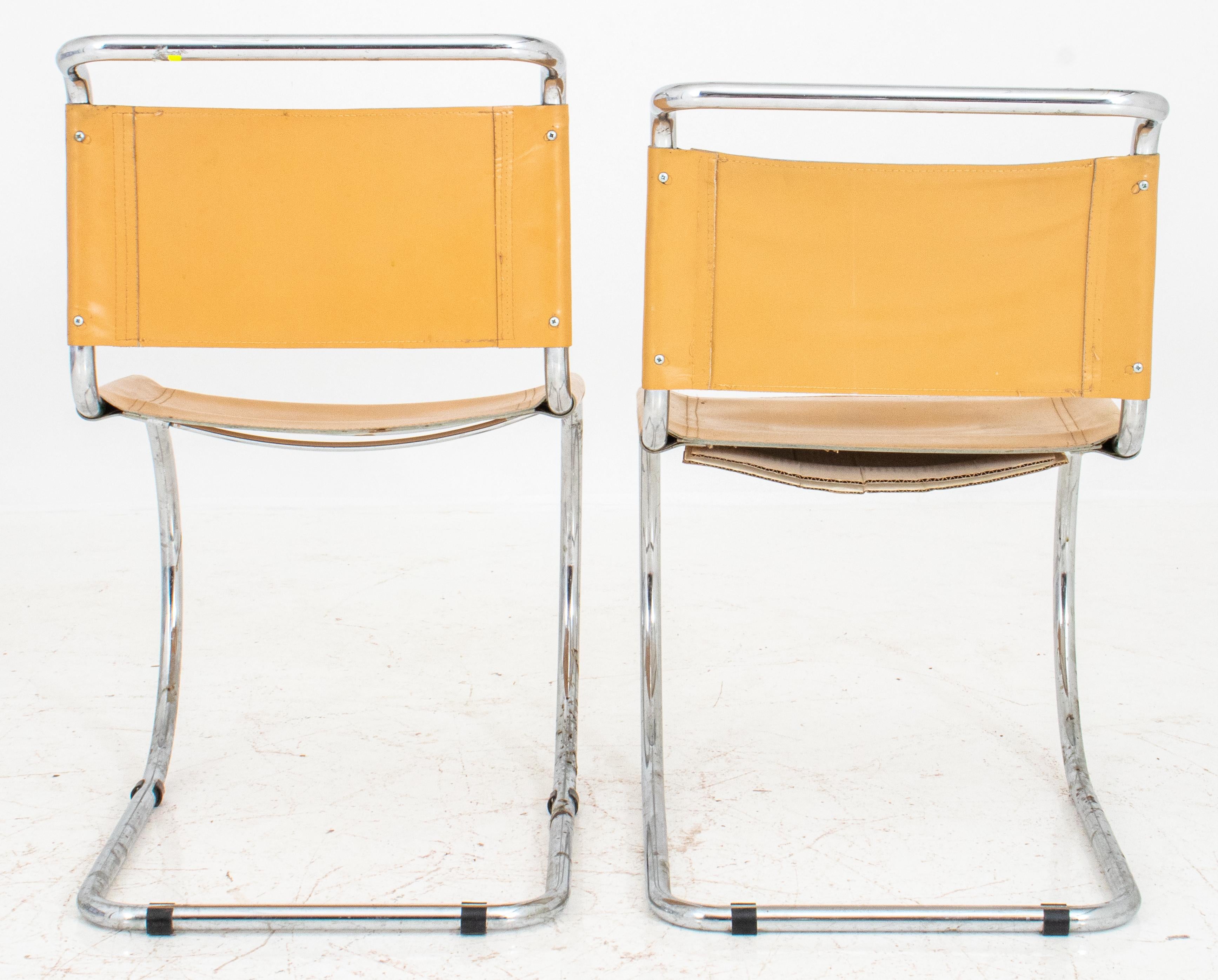 19th Century Mies van der Rohe MR Cantilever Chairs, 2