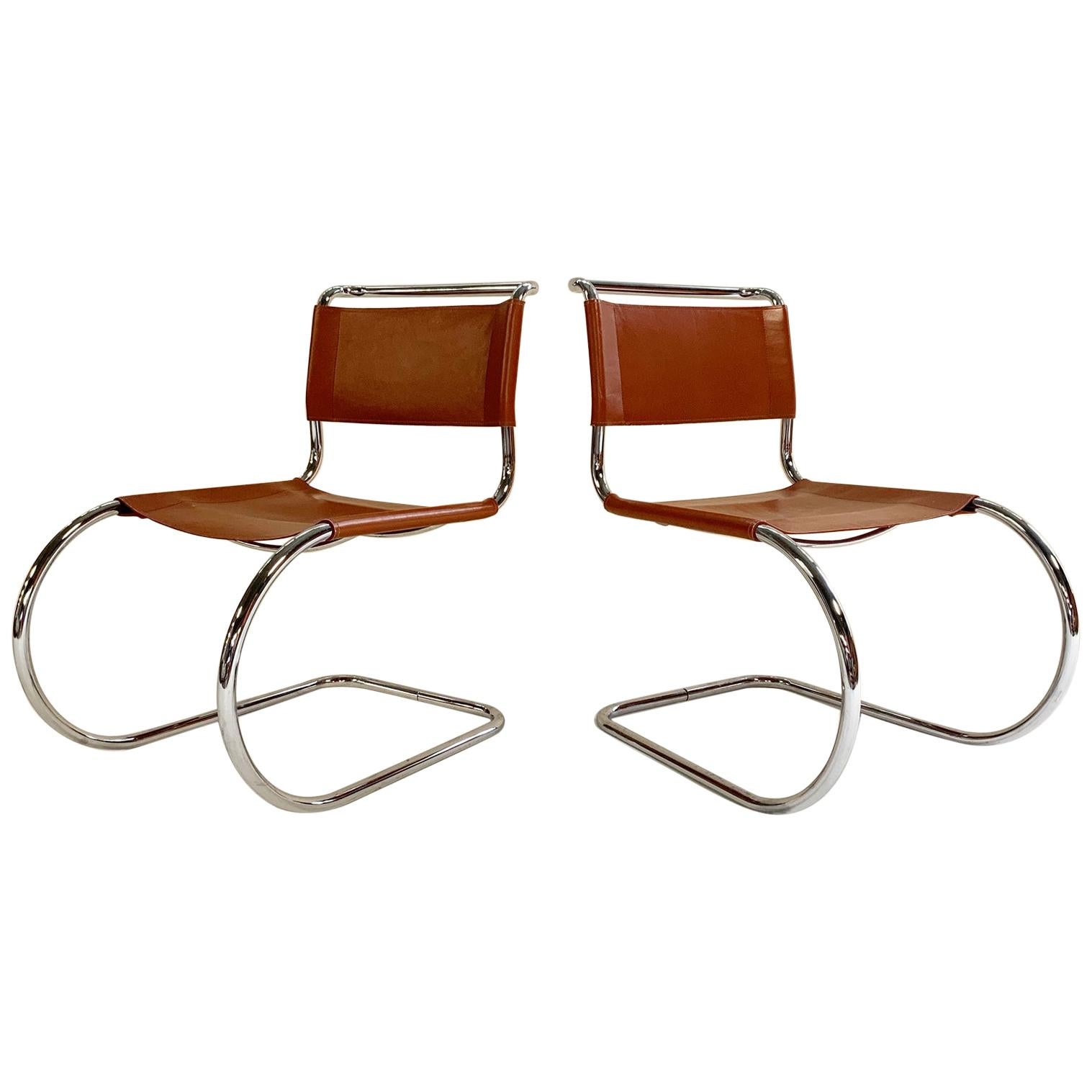 Mies van der Rohe MR Chairs, Pair