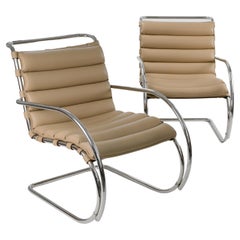 Mies Van der Rohe MR Lounge Chairs for Knoll 