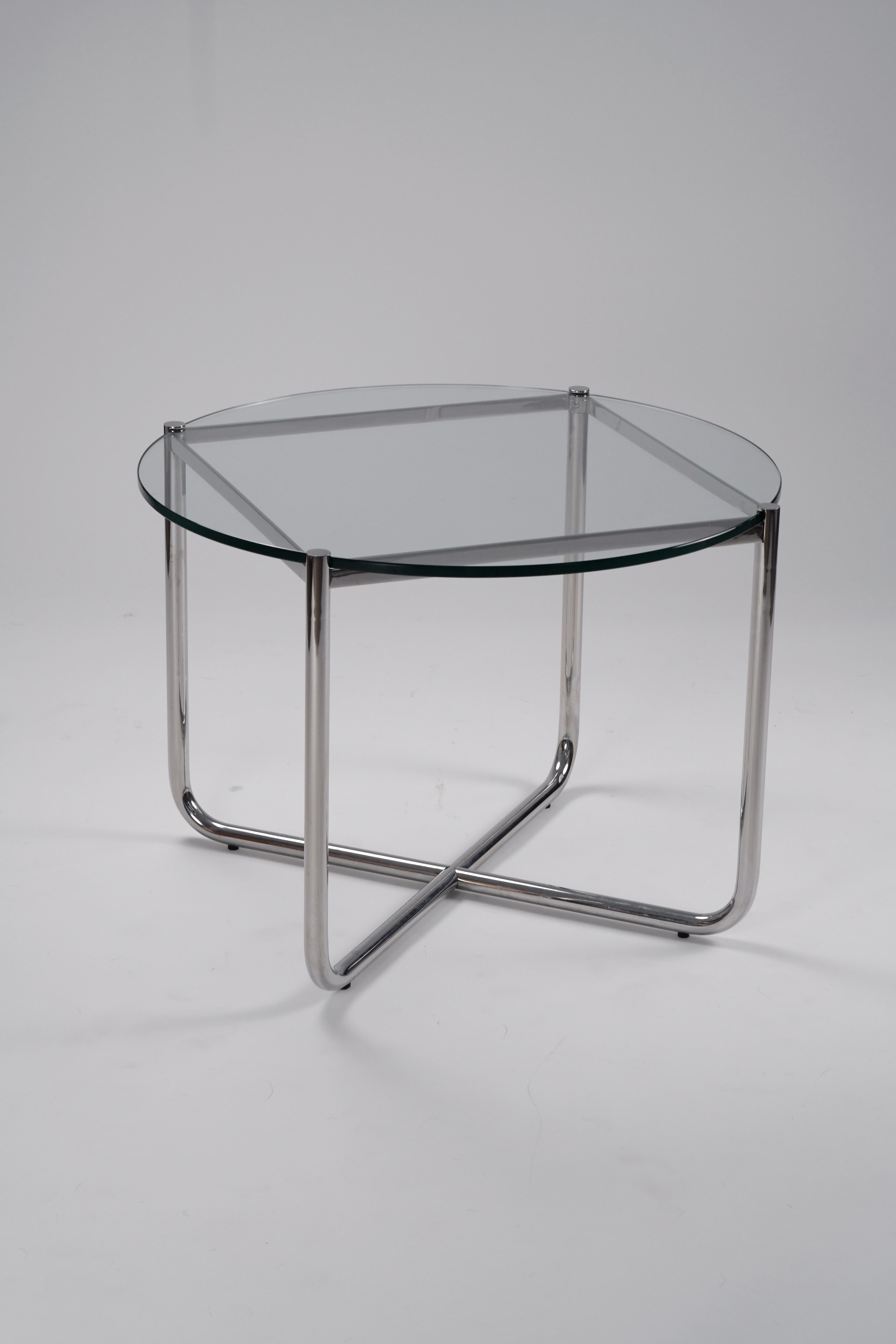 Mid-Century Modern Mies Van der Rohe MR Side Table  For Sale
