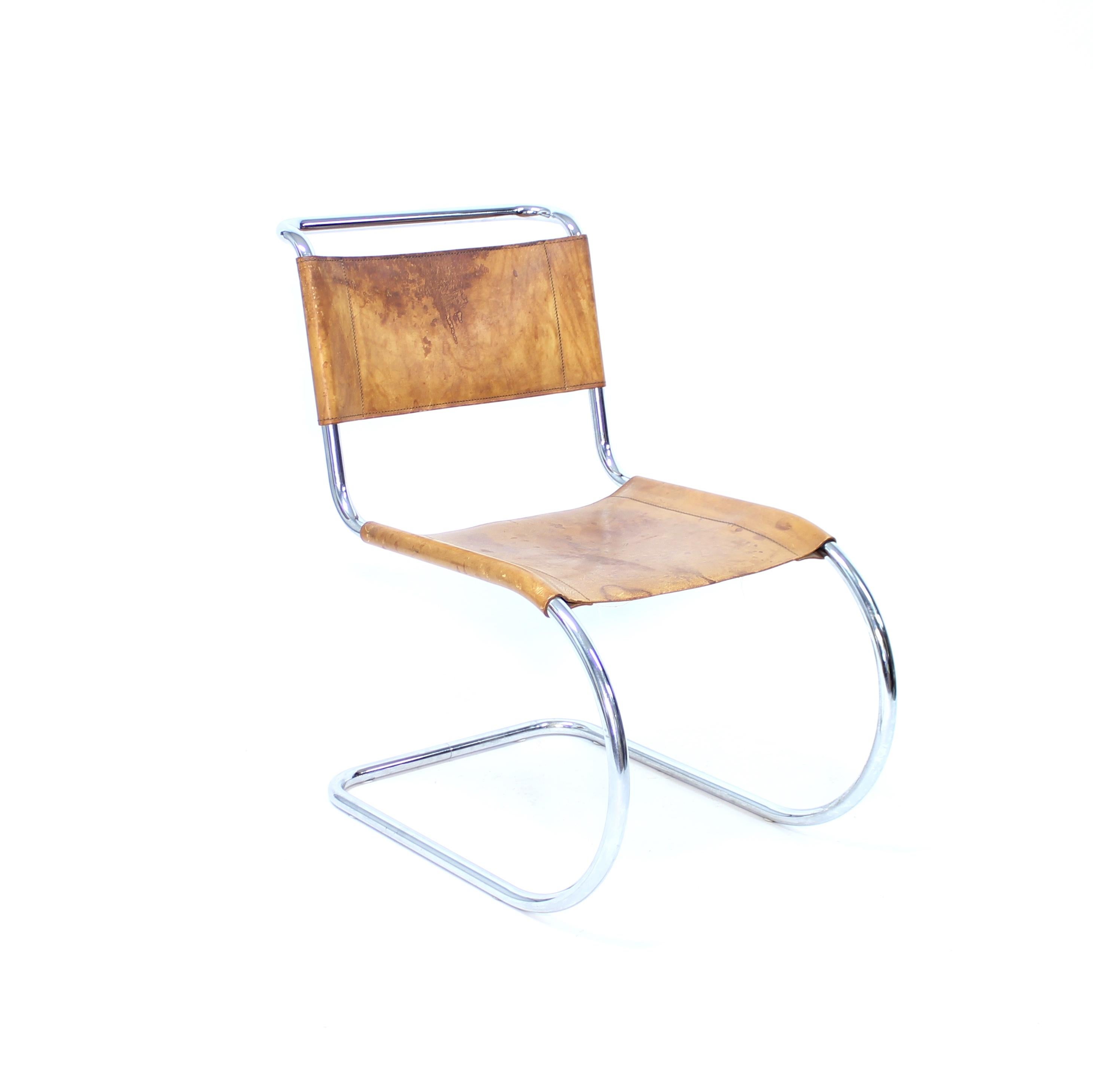 Bauhaus Mies van der Rohe, sedia MR10, Thonet, anni '70 in vendita