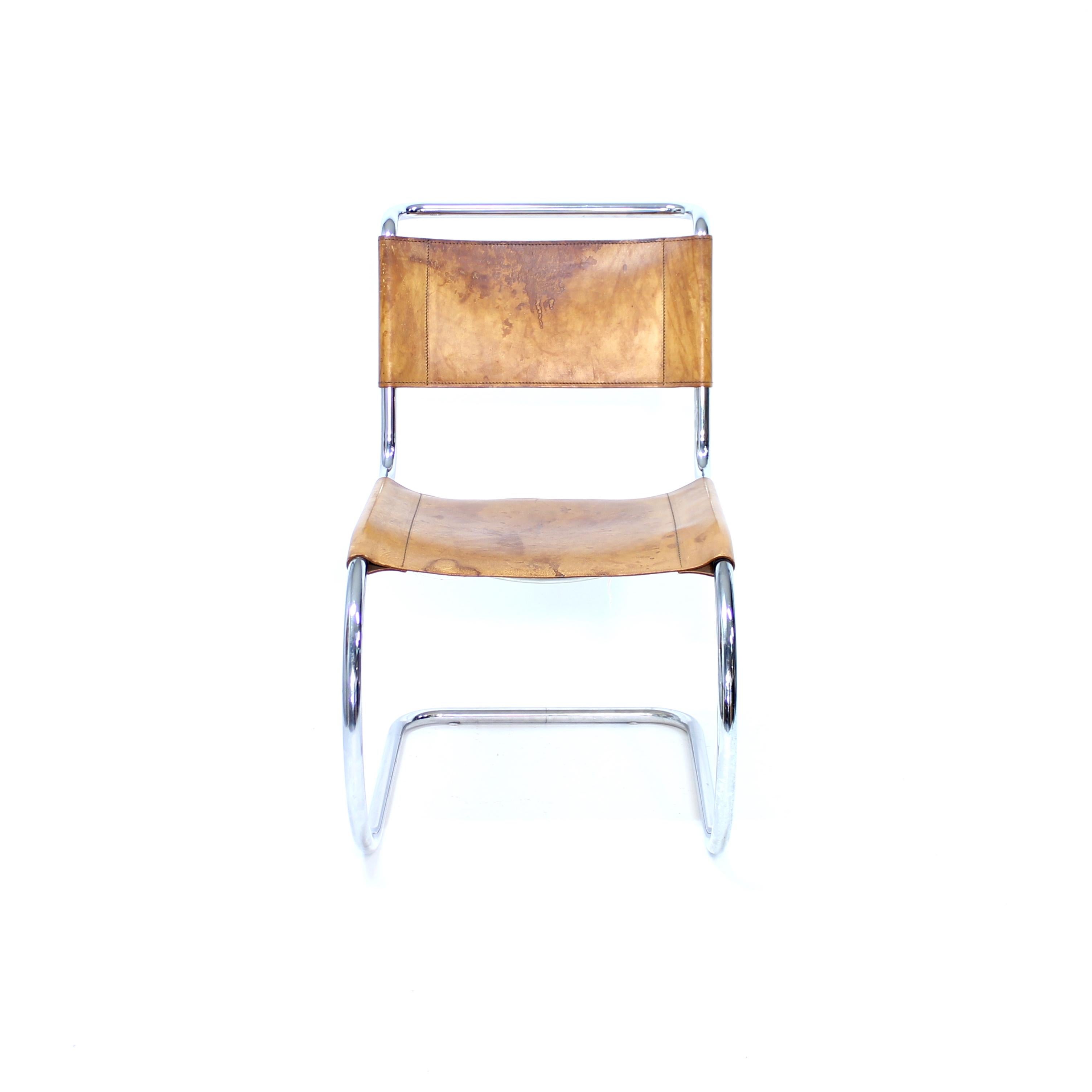 Metà XX secolo Mies van der Rohe, sedia MR10, Thonet, anni '70 in vendita