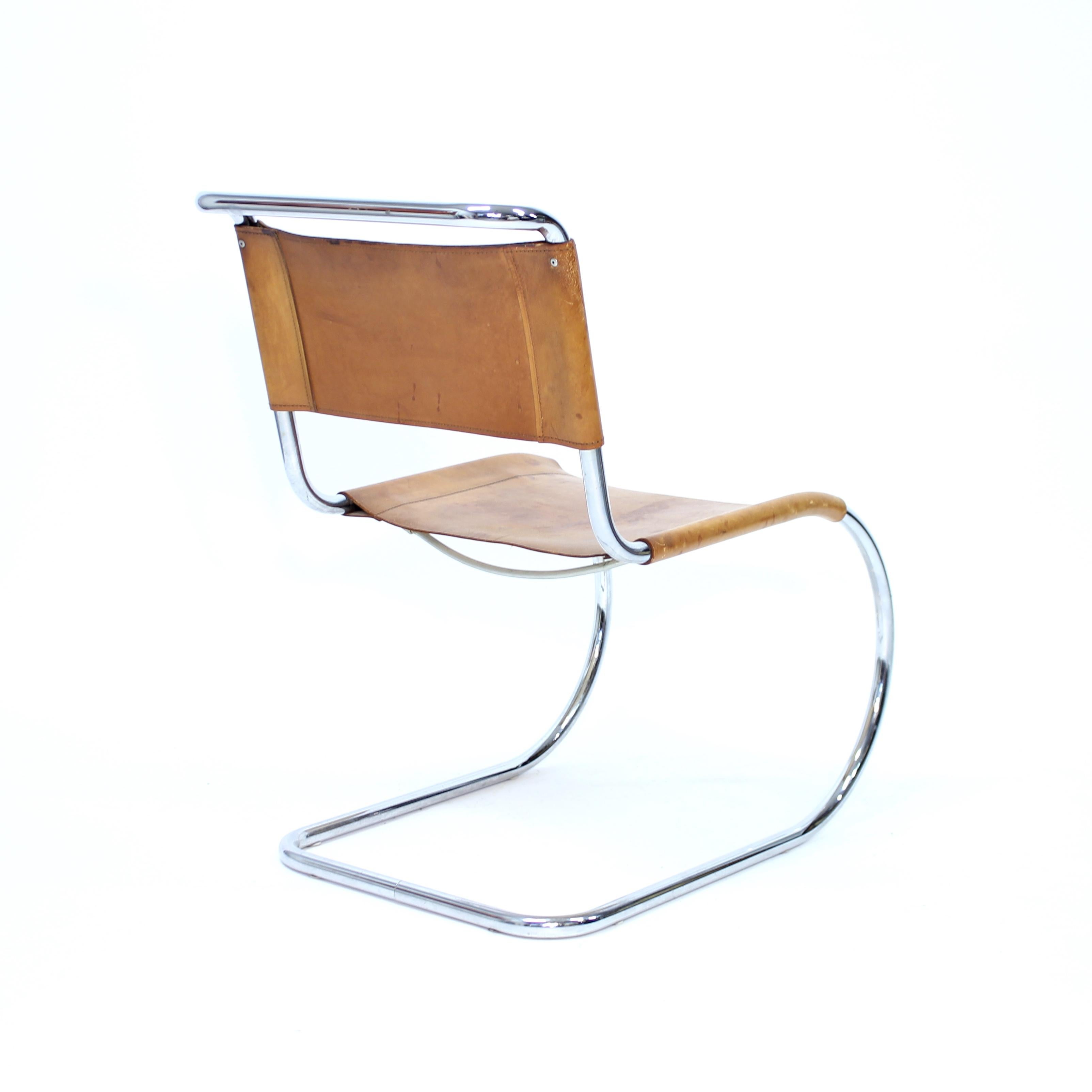 Mies van der Rohe, sedia MR10, Thonet, anni '70 in vendita 1