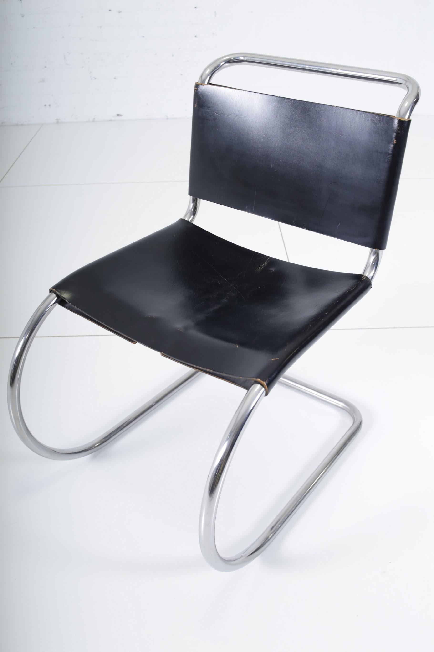 Mid-20th Century Mies van der Rohe MR10 Chairs for Knoll