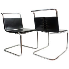 Used Mies van der Rohe MR10 Sling Lounge Chairs