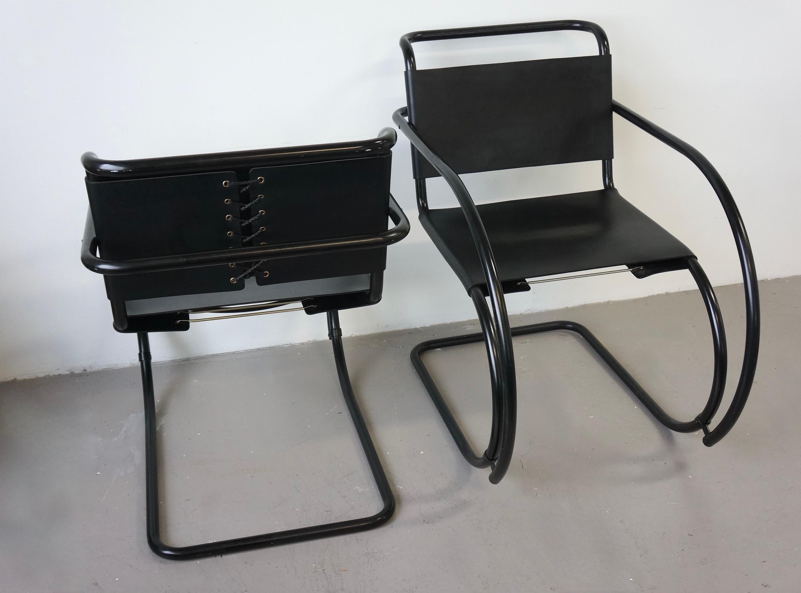 Other Mies Van Der Rohe MR20 Lounge Chairs For Sale