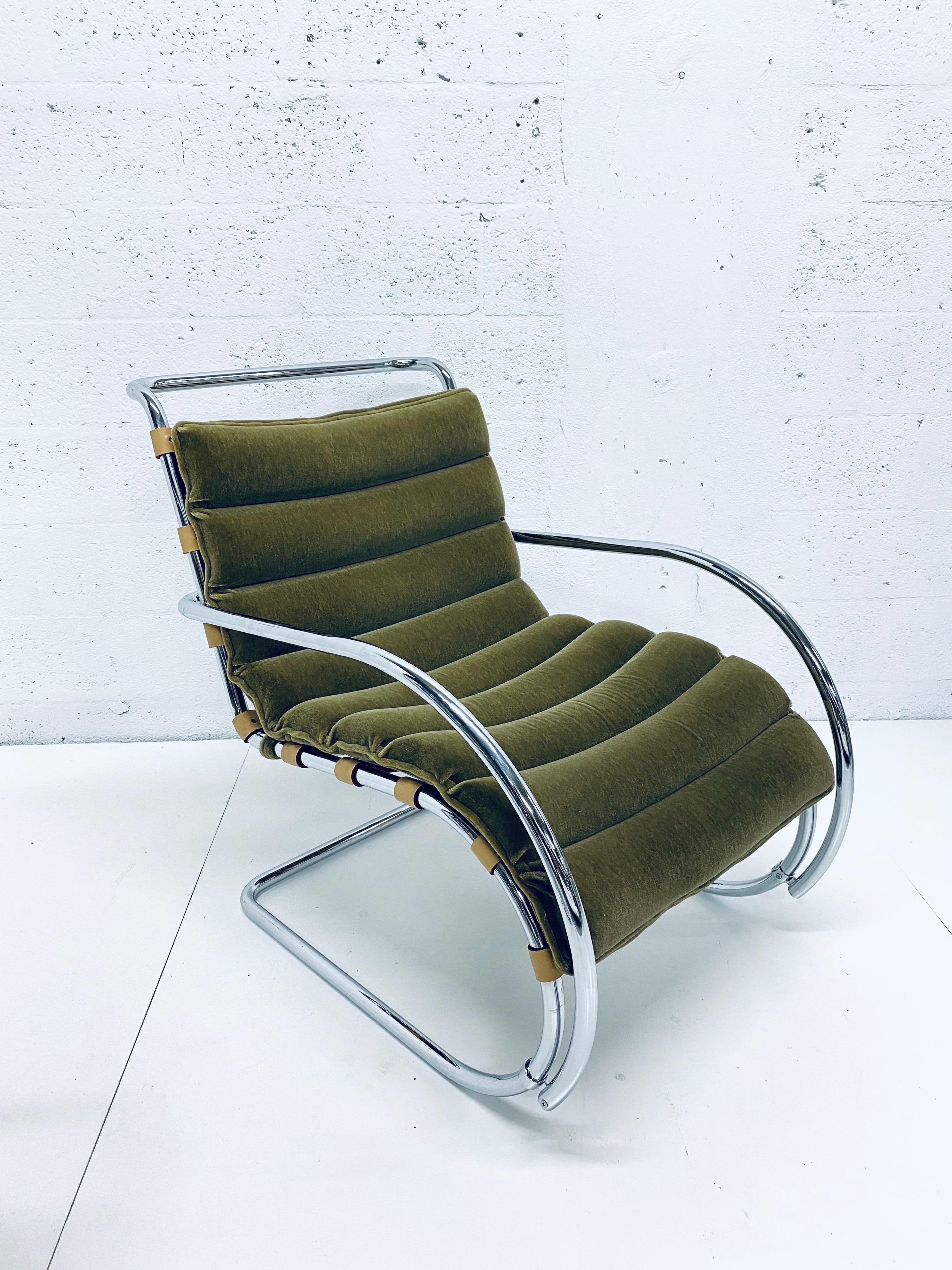 Mies van der Rohe MVR Lounge Chair with Arms by Gordon International 11