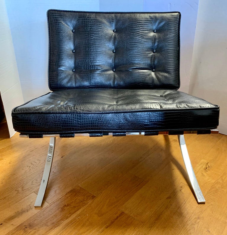 Mies van der Rohe Newly Upholstered Barcelona Chair For ...