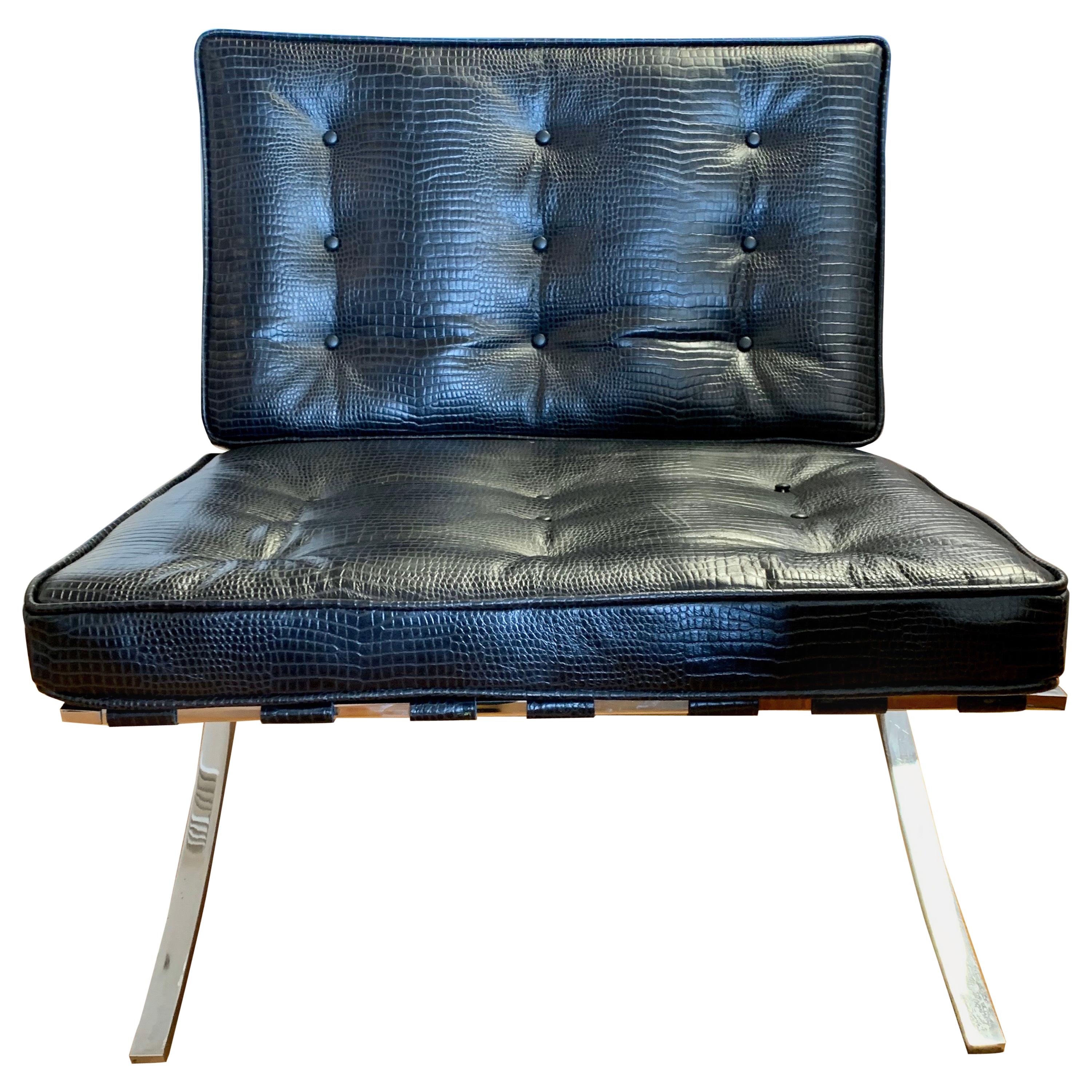 Mies van der Rohe Newly Upholstered Barcelona Chair