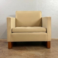 Mies van der Rohe Style Club Chair, Pair