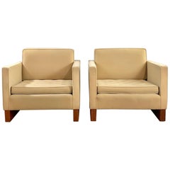 Mies van der Rohe Style Club Chair, Pair