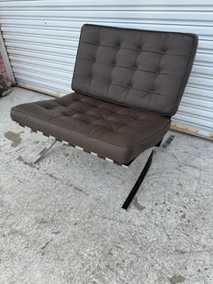 Mies van der Rohe Style Leather Barcelona Chair