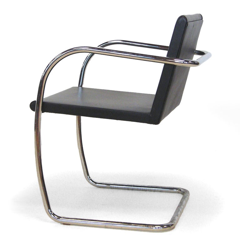 Early 20th Century Mies Van Der Rohe Thin Brno Chairs by Knoll For Sale