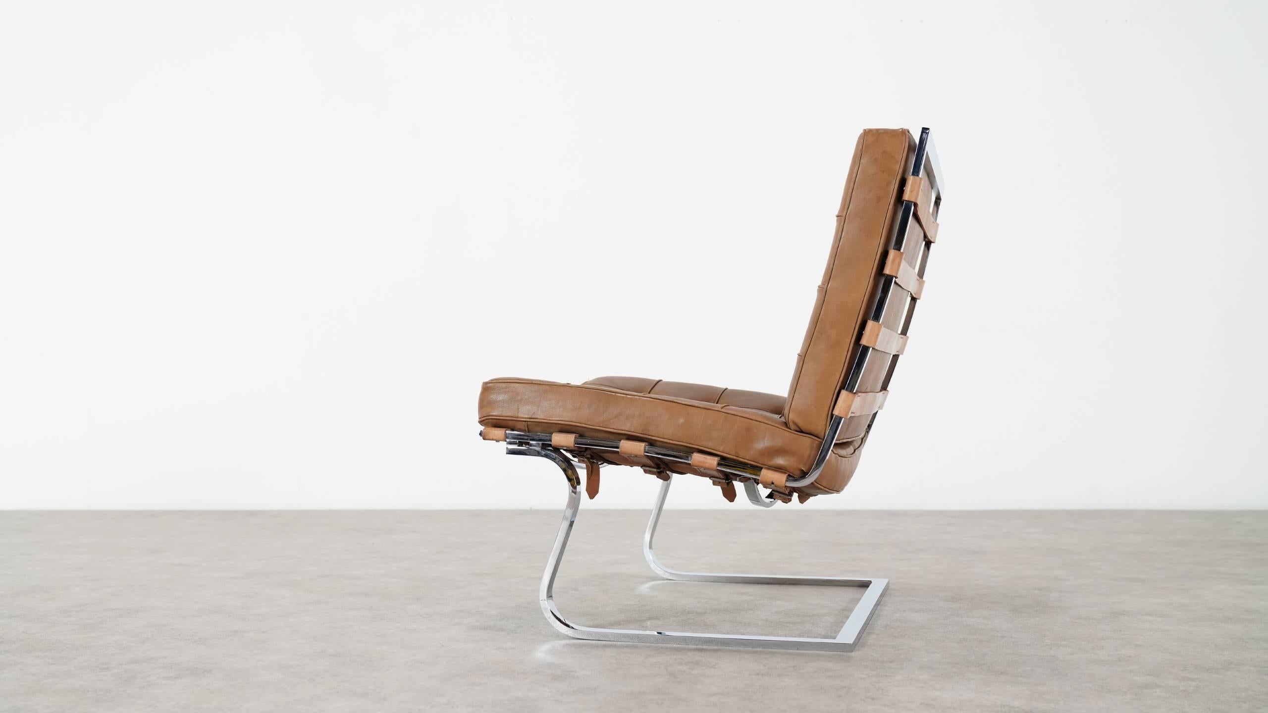 Mies van der Rohe, Tugendhat Lounge Chair MR 70 for Knoll International 8