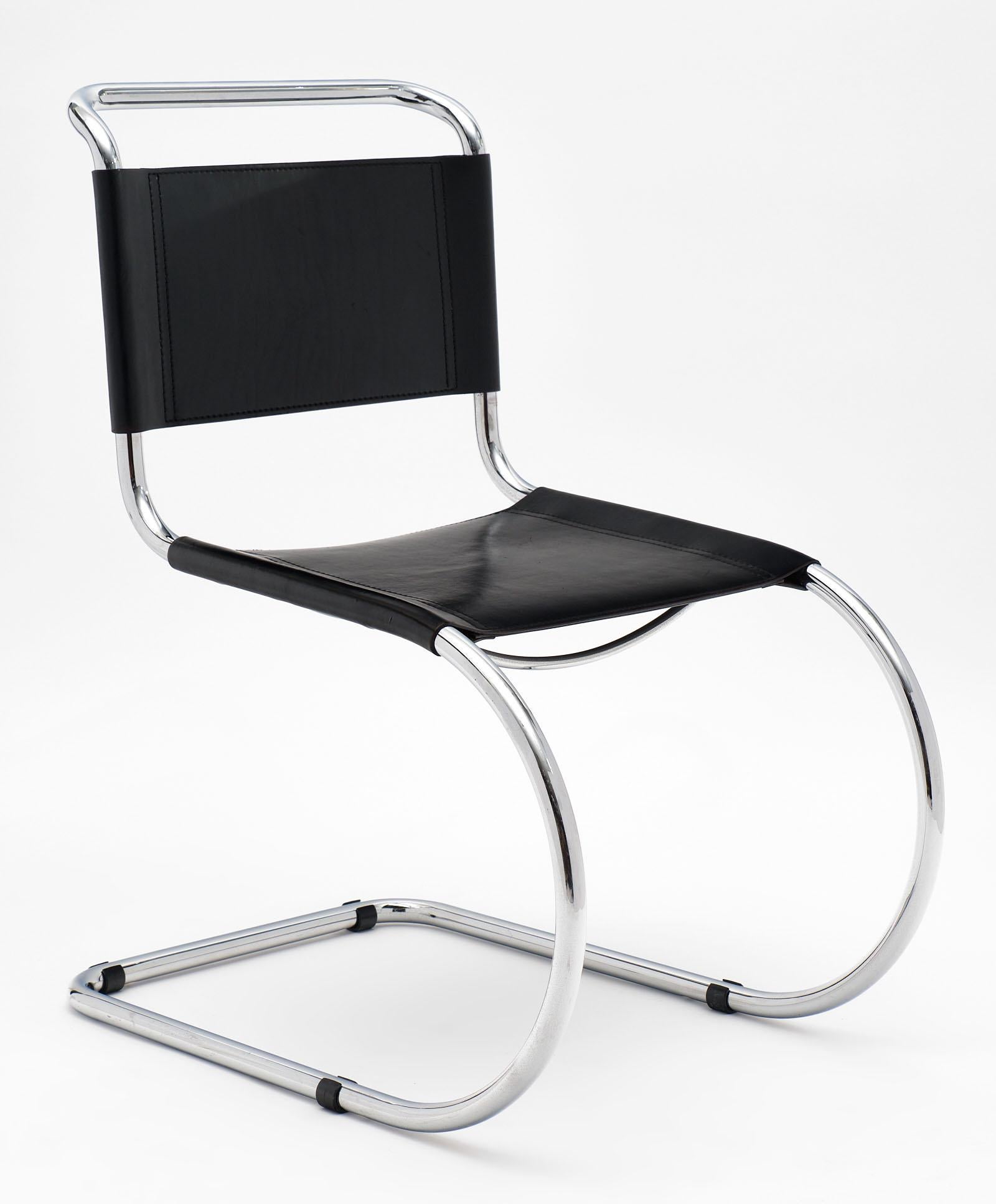 Late 20th Century Mies van der Rohe Vintage Cantilever Chairs