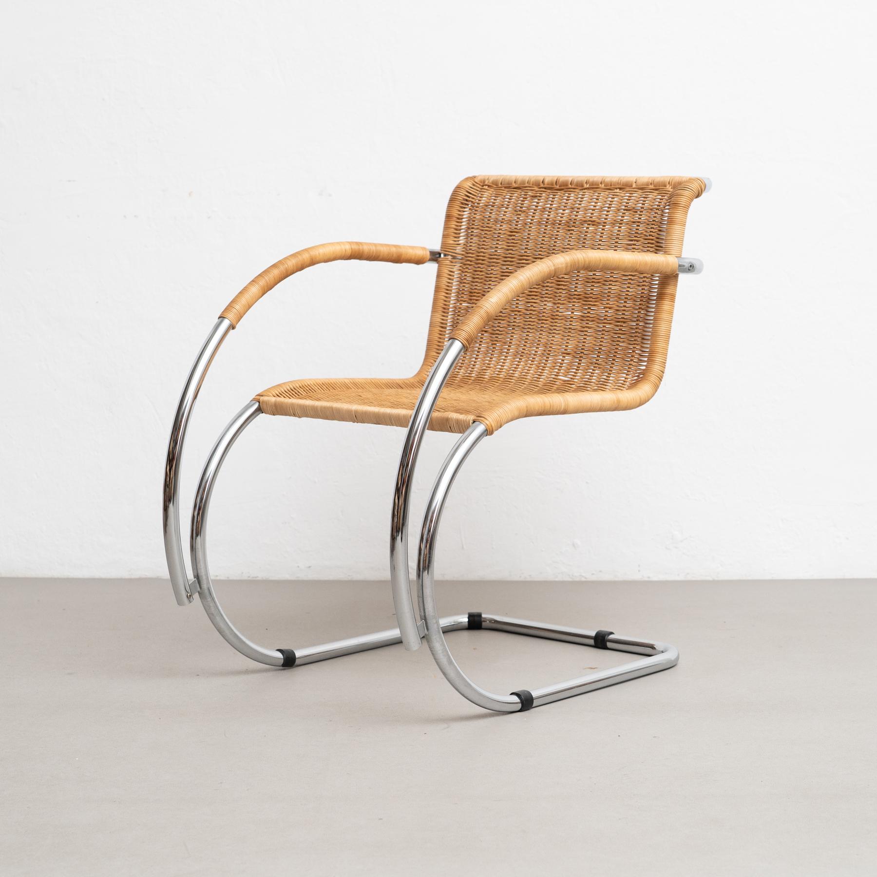 Norwegian Mies Van Der Rohe Weissenhof MR20 Armchair Bauhaus For Sale