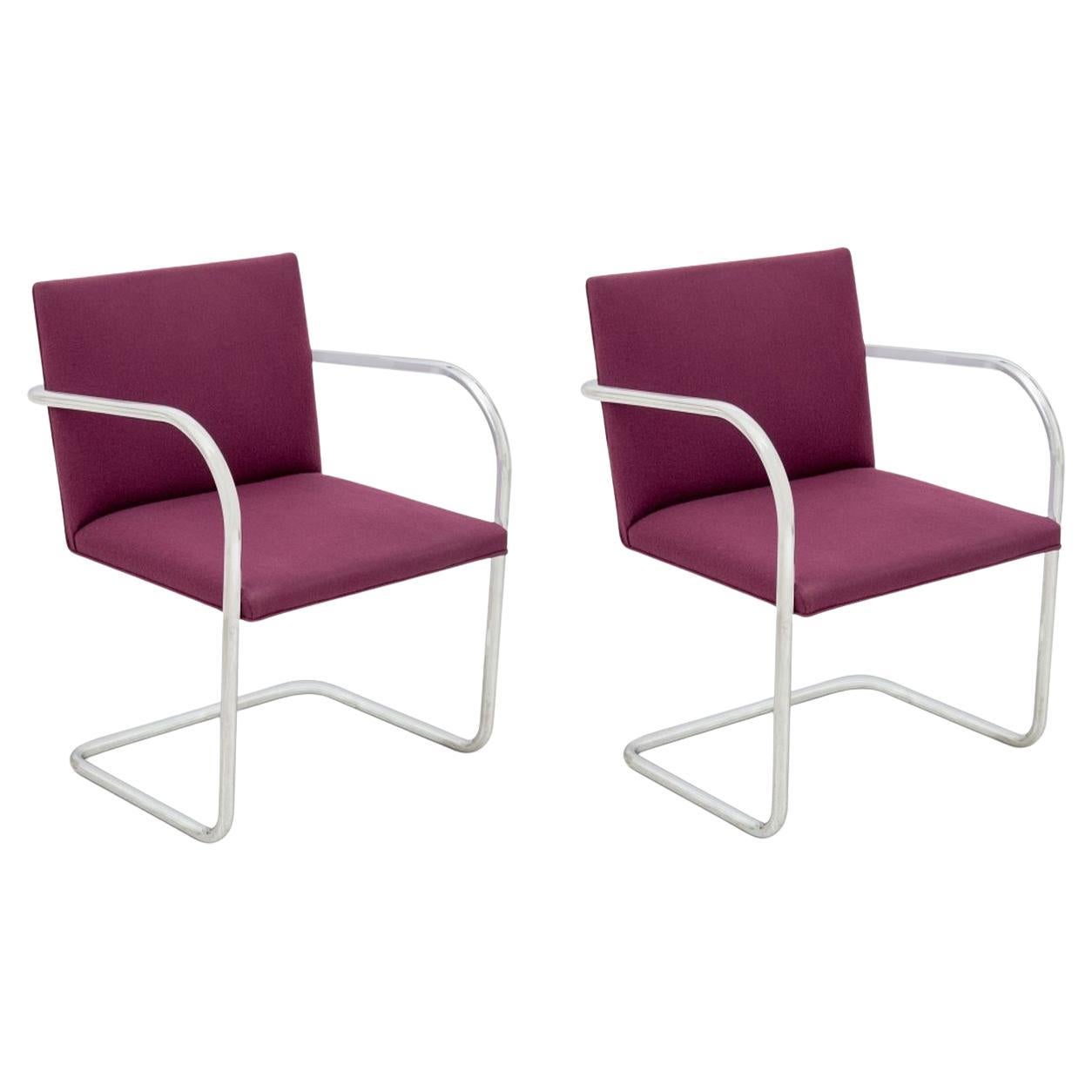 Mies van der Rohe x Knoll Brno Chrome Chairs, Pair For Sale