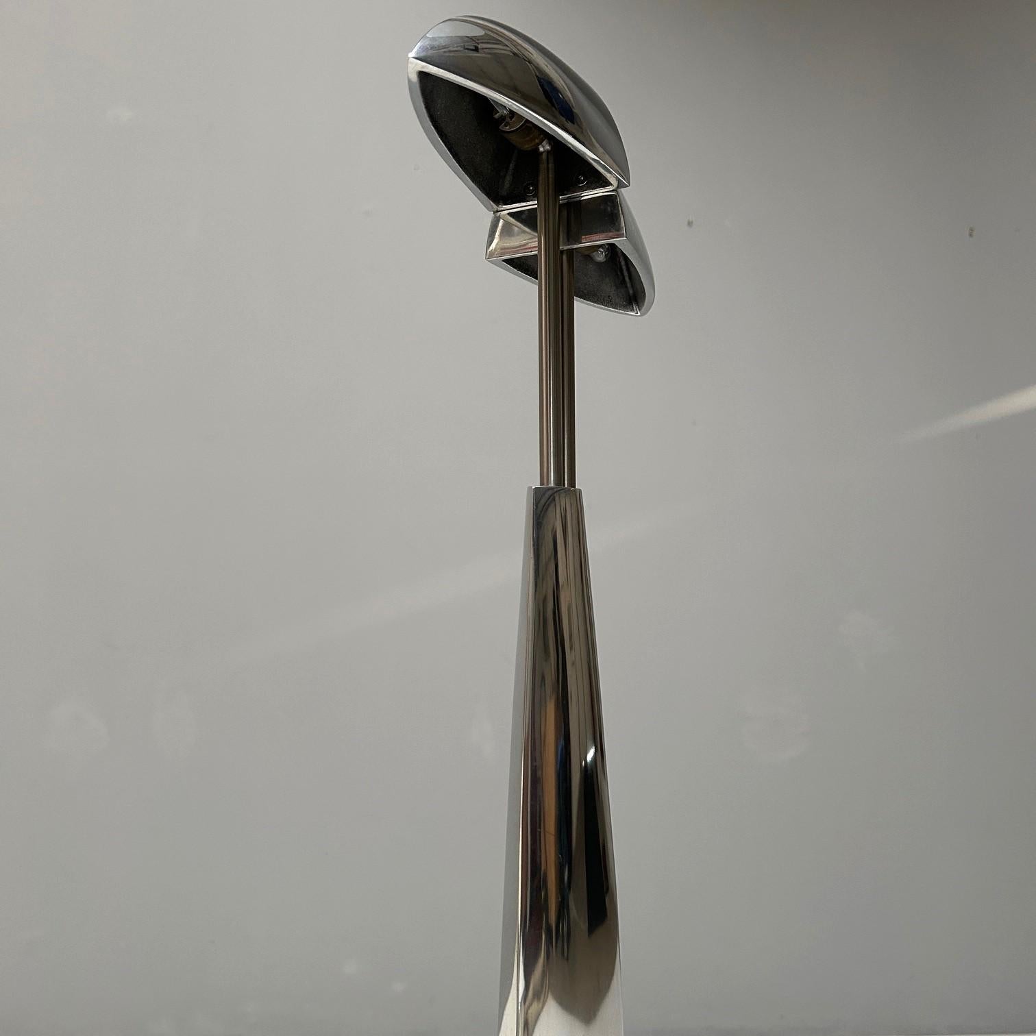 Post-Modern Mies & van Gessel, table lamp mod. Ara for Quasar, 1990 For Sale