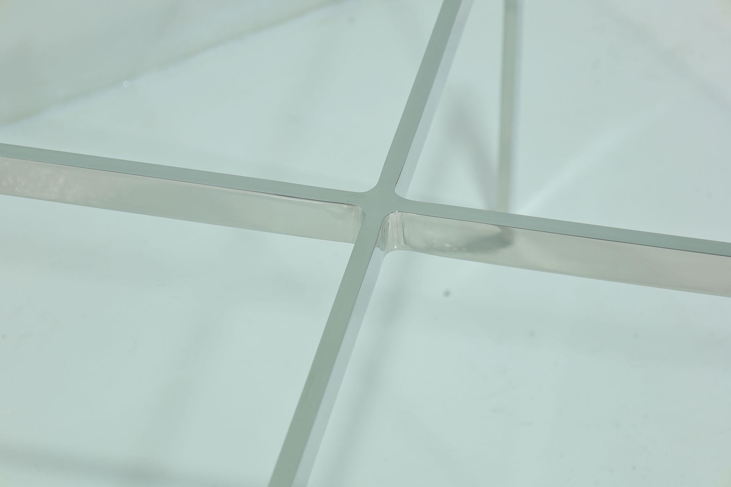 Mies Van Rohe für Knoll Barcelona Cocktailtisch (Metall) im Angebot