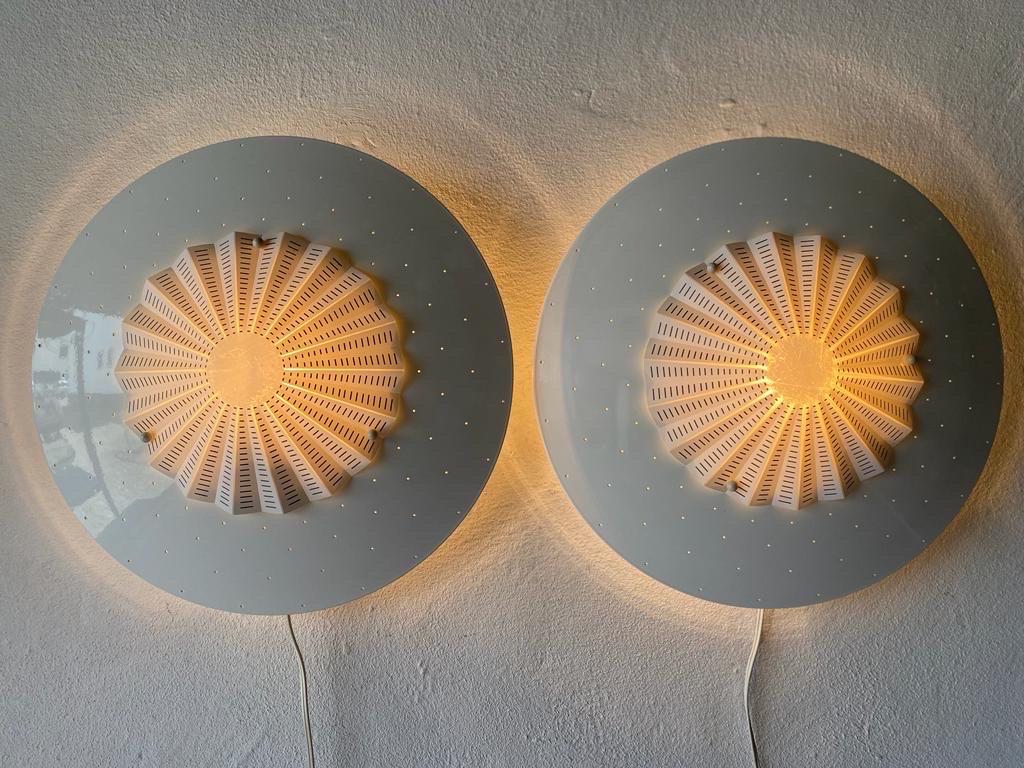 Migale Pair of Sconces or Flush Mount by Vico Magistretti for Oluce, 1960, Italy For Sale 5
