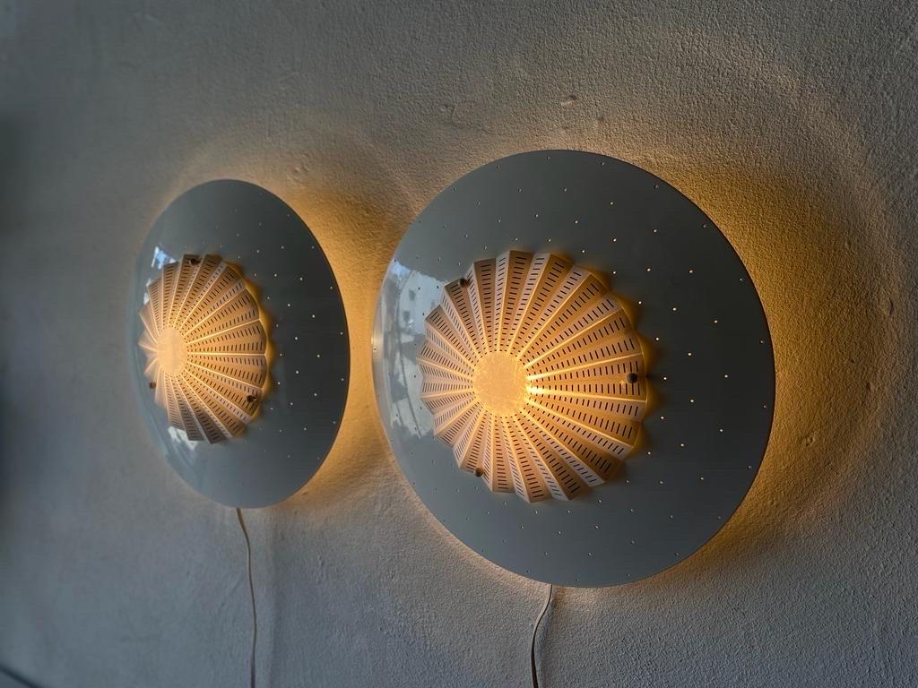 Migale Pair of Sconces or Flush Mount by Vico Magistretti for Oluce, 1960, Italy For Sale 8