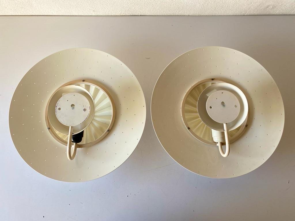 Metal Migale Pair of Sconces or Flush Mount by Vico Magistretti for Oluce, 1960, Italy For Sale