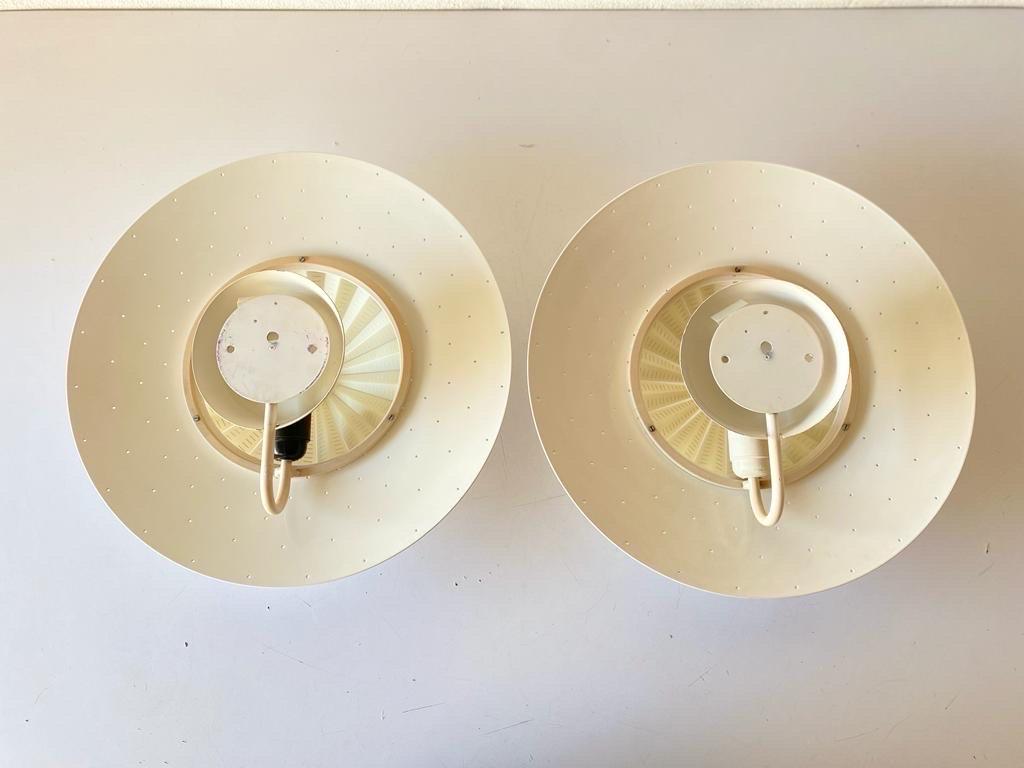 Migale Pair of Sconces or Flush Mount by Vico Magistretti for Oluce, 1960, Italy For Sale 1