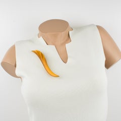 Migeon and Migeon Paris Extra-Long Resin Brooch