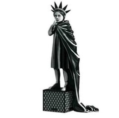 Mighty Jaxx x Brandalised Liberty Girl Vinyl Polystone Sculpture - Street Art