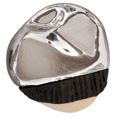 Mignon 21 Unique Wall Mirror in Plated Cast Aluminum by Studio Ayse Demir