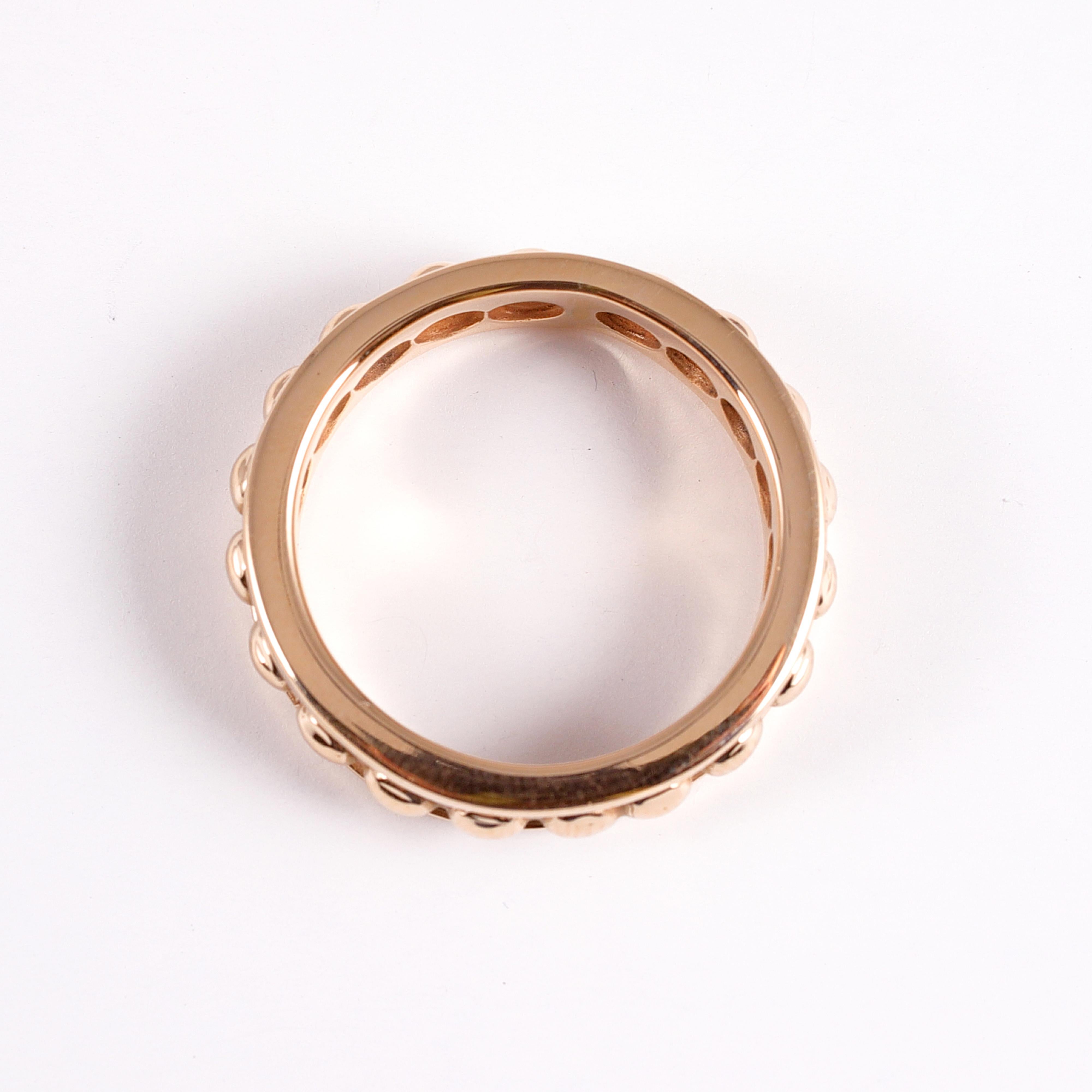 Mignon Faget Beaded Ring in 14 Karat Gold 1