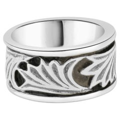 Mignon Faget Sterling Silver Acanthus Ring