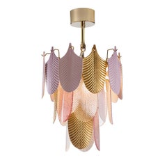 Lustre multicolore à 6 lumières « Mignon Peacock »