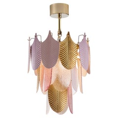 Lustre multicolore à 6 lumières « Mignon Peacock »