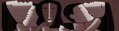 The Couples original Tao Art serigraphy by Miguel Angel Batalla