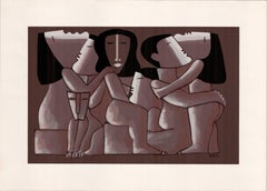 The Couples original Tao Art serigraphy by Miguel Angel Batalla