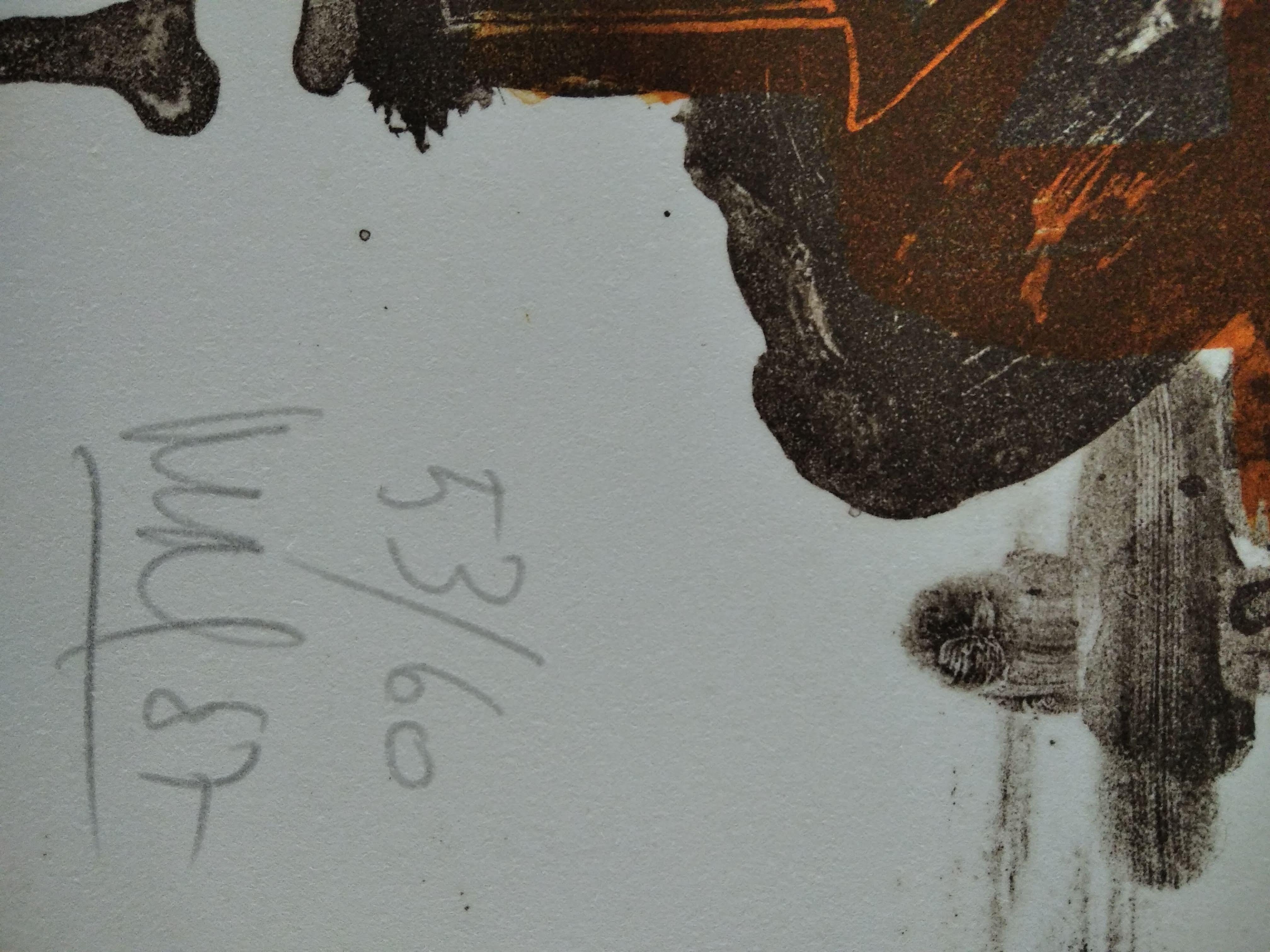 Le tableau est offert avec un certificat d'œuvre et d'authenticité. 