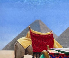 LANDSCAPE - CAMELS IN DESERT