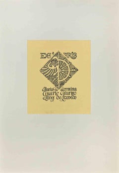 Ex Libris - Maria Guillermina - Duarte Catarino by Miguel Antoni - 1970