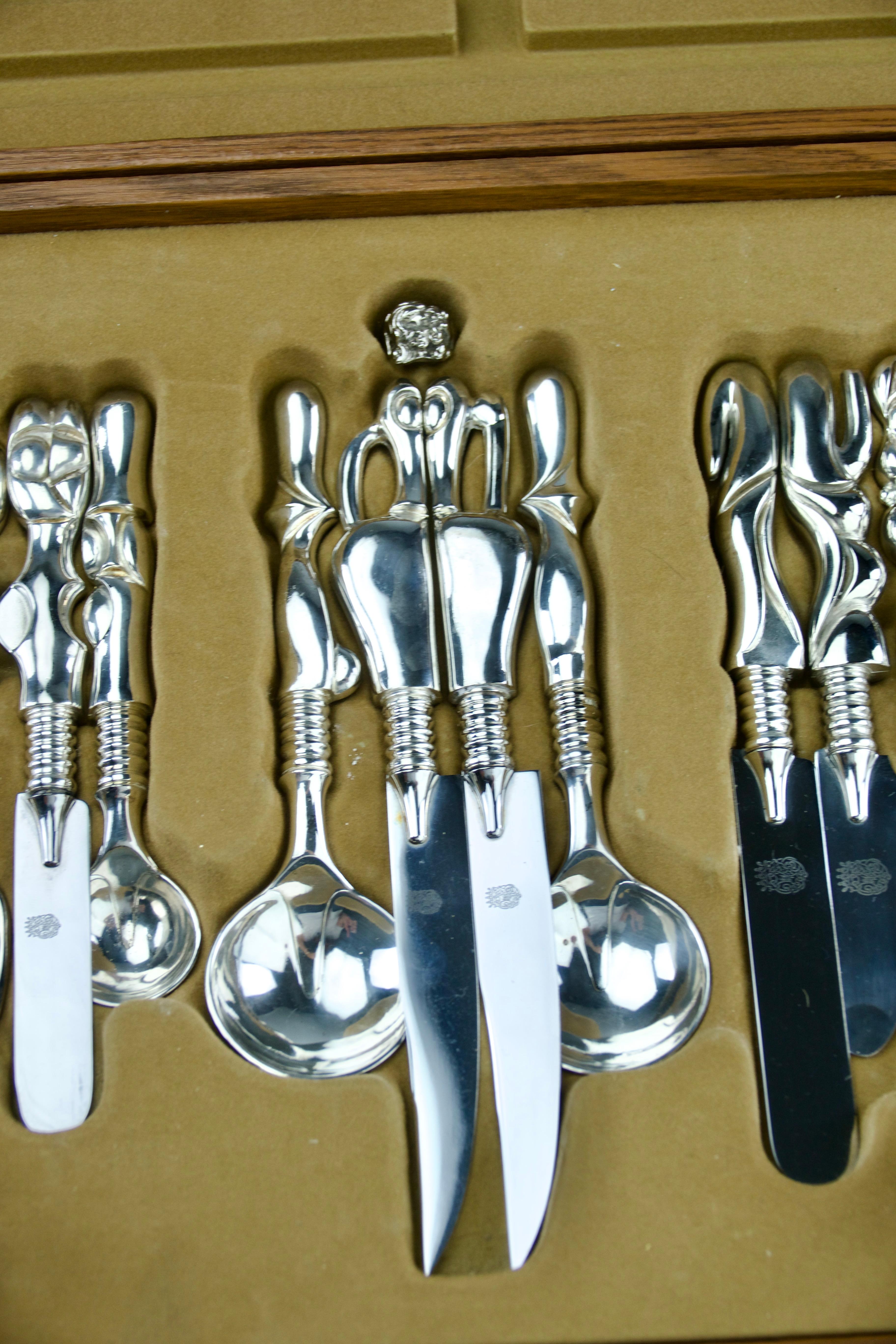Miguel Berrocal (1933-2006), Service de fromages (22 pièces), Espagne Contemporary 1980 en vente 2