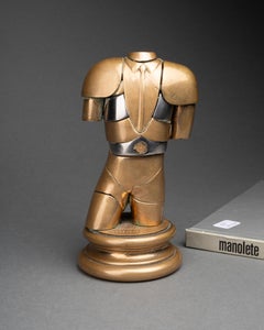 Miguel Berrocal (1933-2006) : « Manolete » - sculpture en bronze poli, 1975-77