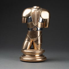 Miguel Berrocal (1933-2006) : « Manolete » - sculpture en bronze poli, 1975-77