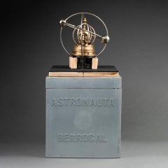 Miguel Berrocal : "Astronaut", bronze puzzle-sculpture - 1979