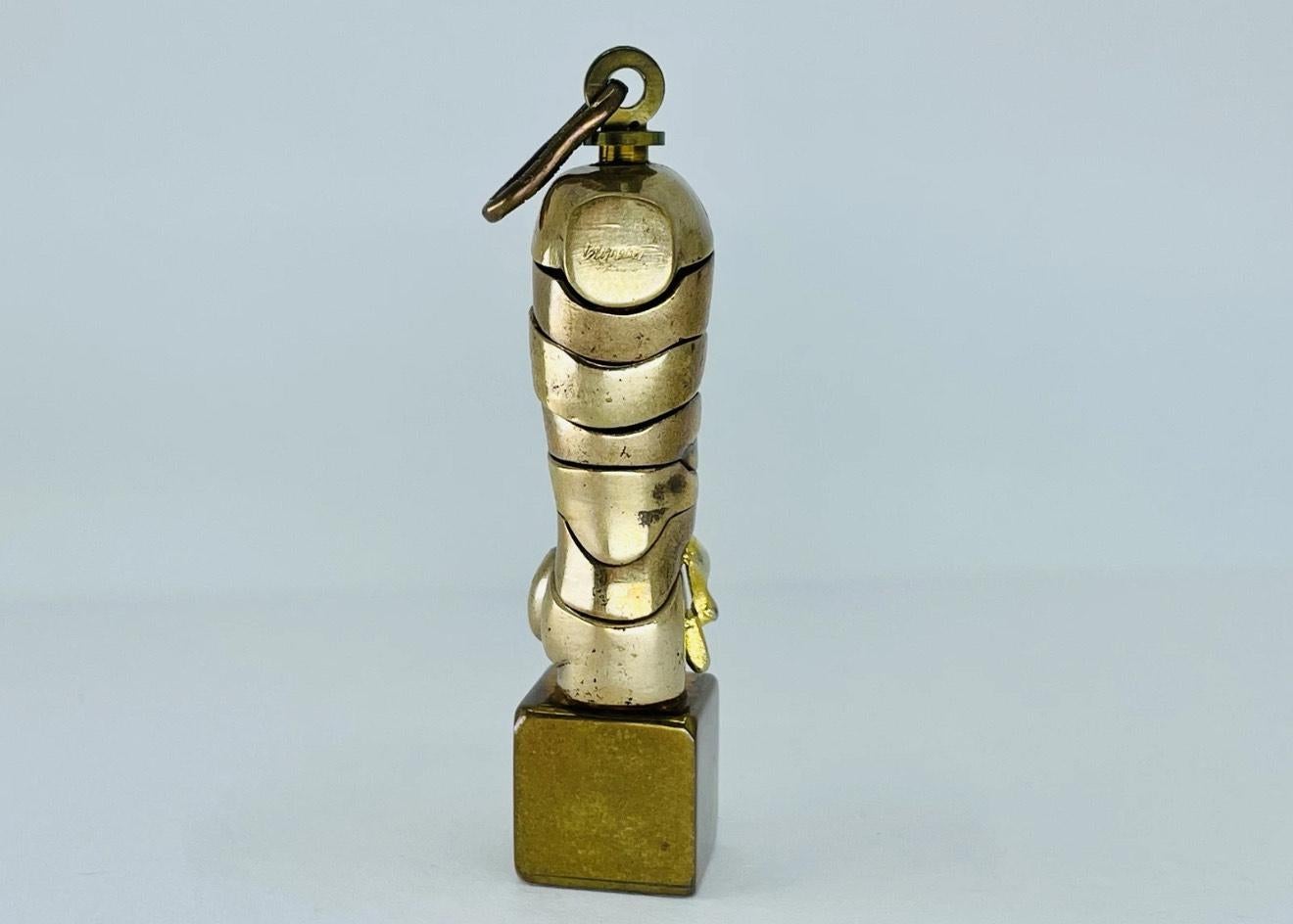 Miguel Berrocal Bronze Micro-David Puzzle Pendant Sculpture By Miguel Berrocal For Sale 2