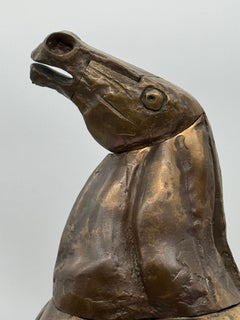 Miguel Berrocal & Bruno Cassinari Bronze-Skulptur "Pferd", Nr. 1434/2000