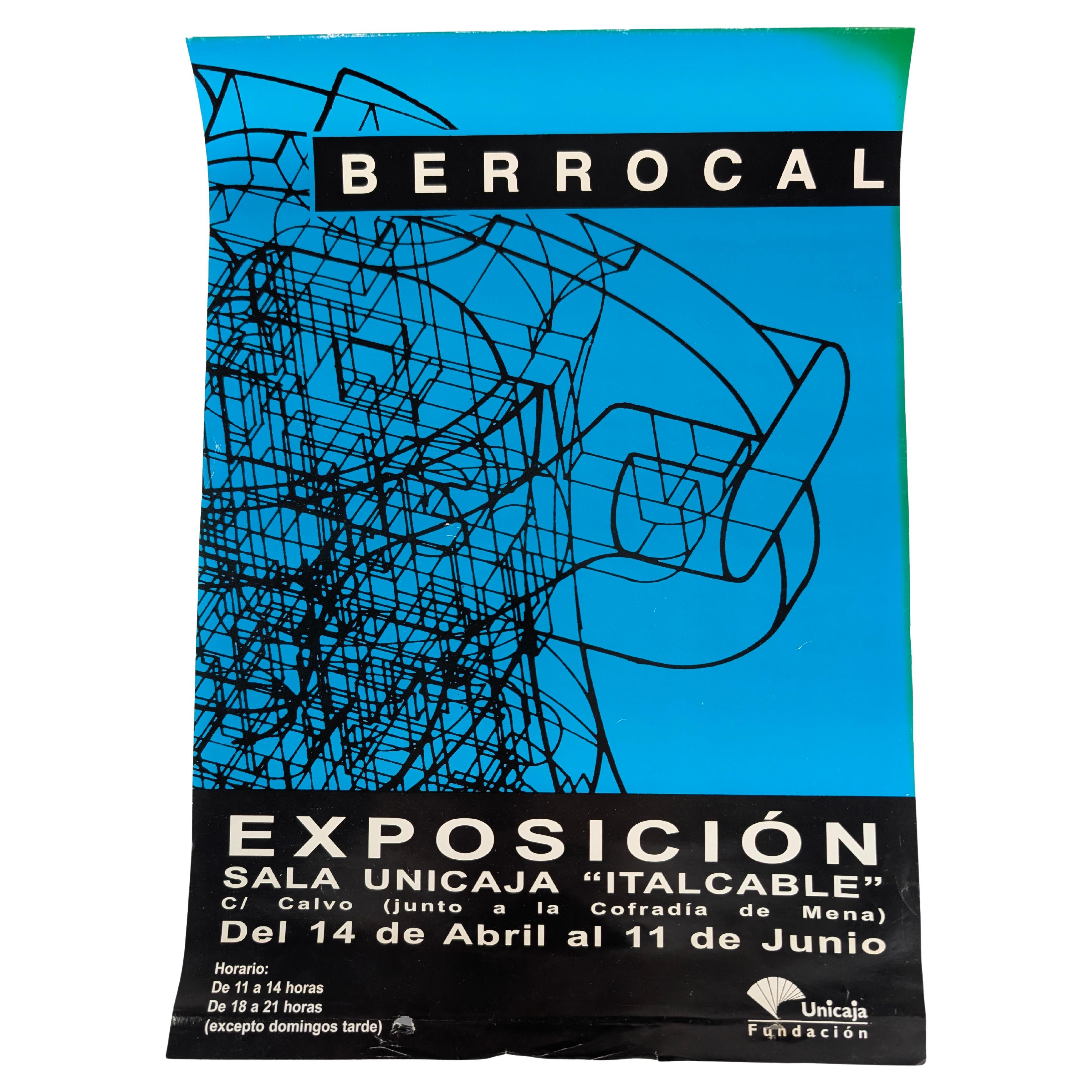 Miguel Berrocal Exhibition Poster, Sala Unicaja, Spain, 1990s