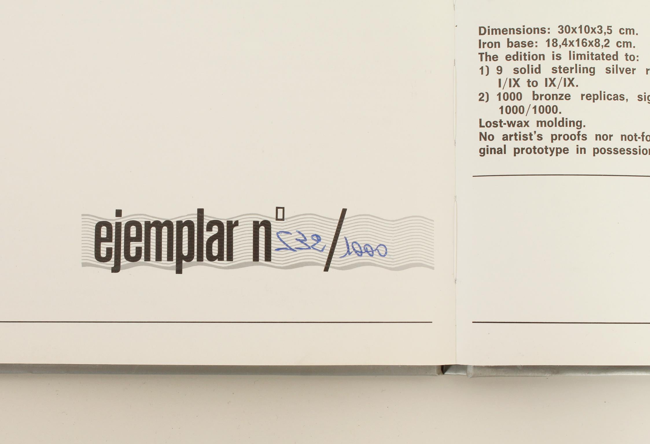 Scultura in bronzo di Miguel Berrocal La Maja, Spagna, 1978 in vendita 3
