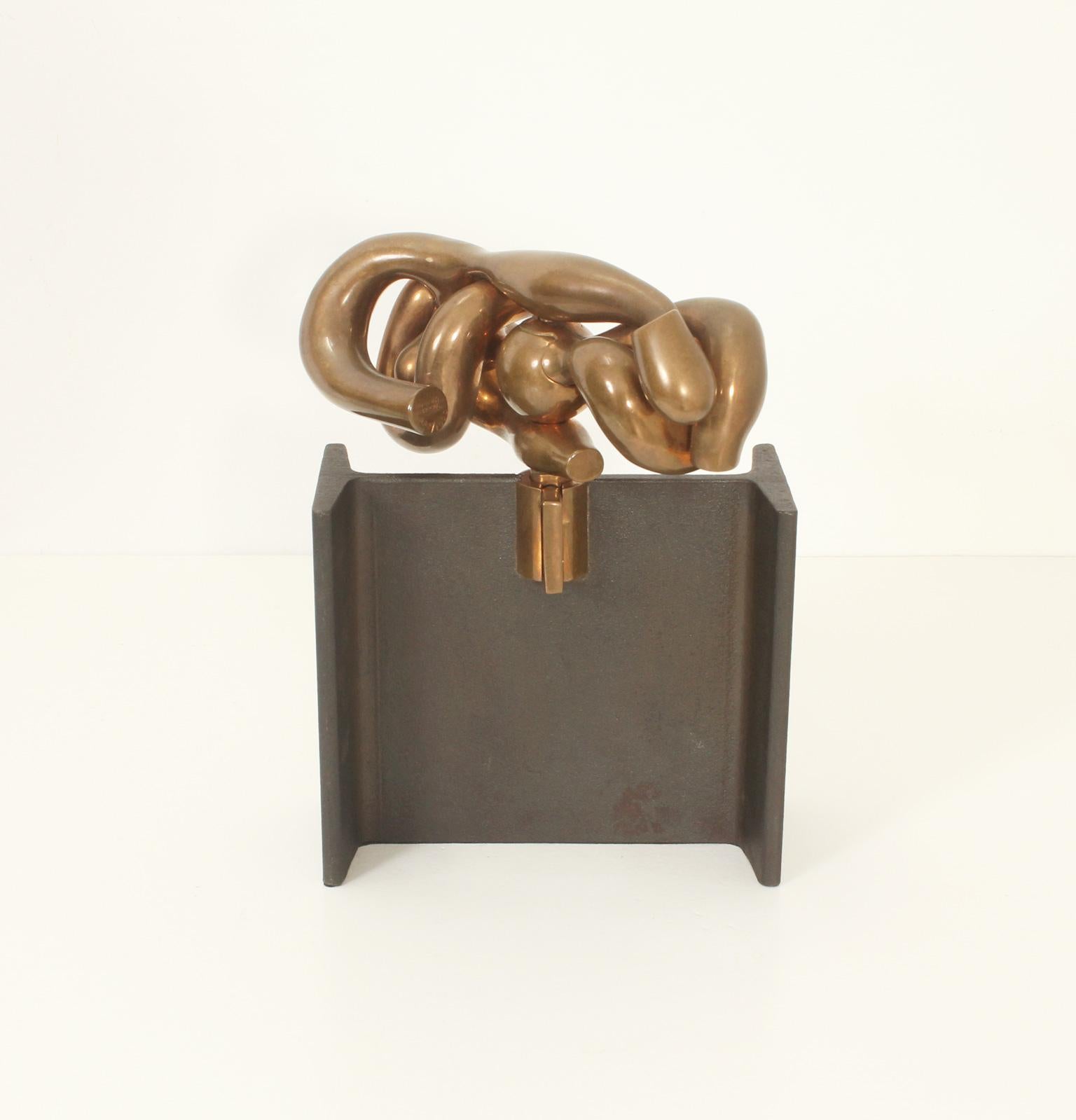Scultura in bronzo di Miguel Berrocal La Maja, Spagna, 1978 in vendita 11